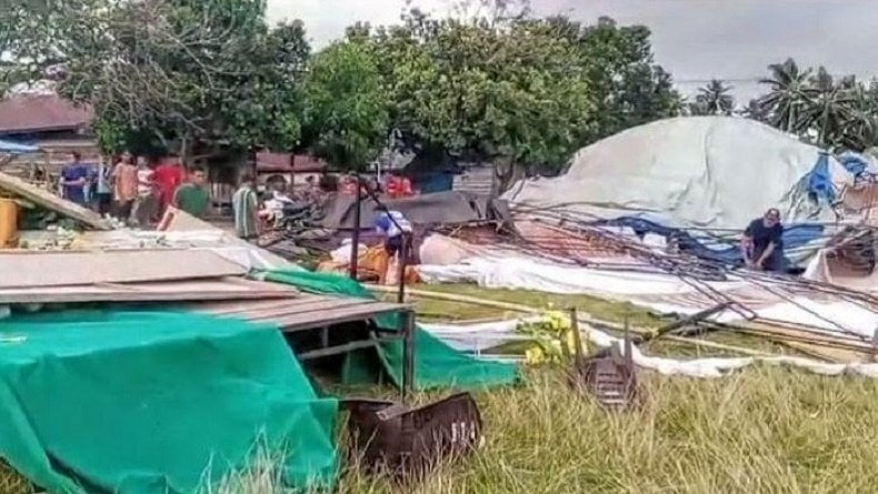 Hujan Deras-Angin Kencang di Kolaka Utara, 9 Rumah Rusak hingga Tiang Listrik Tumbang