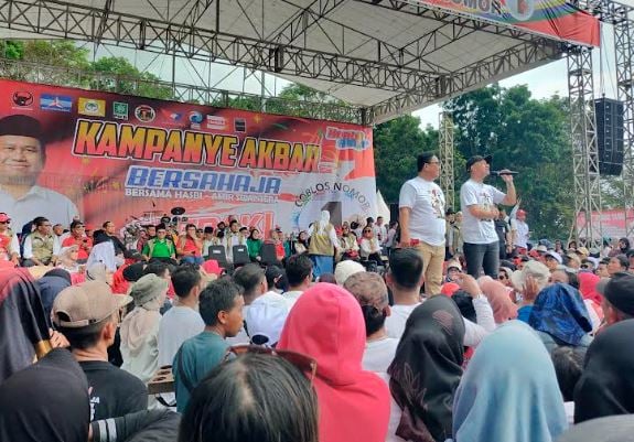 Datangkan OVJ, Kampanye Akbar Hasbi-Amir Dihadiri Ribuan Orang di Lebak