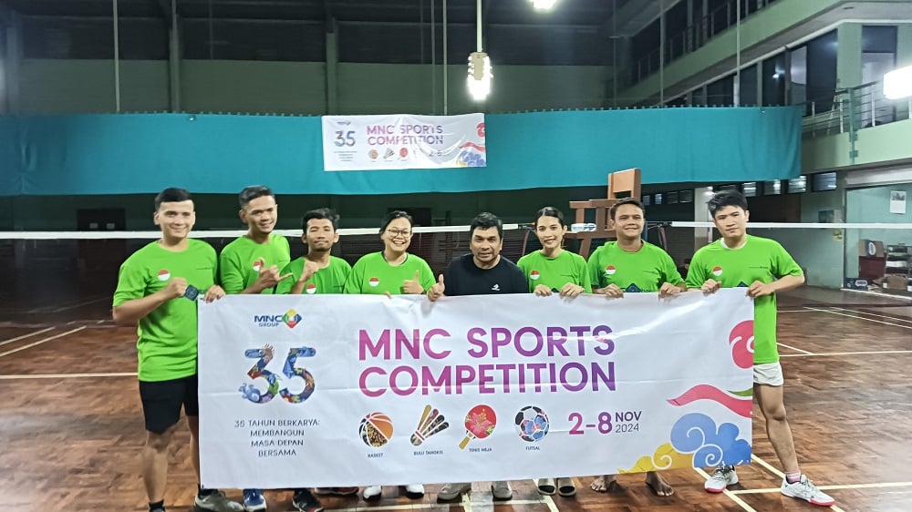 Mantap! MNC Bank Juara Turnamen Bulu Tangkis MNC Sports Competition 2024