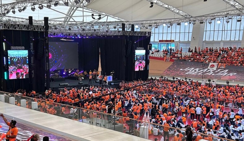 Pramono Senang Kampanye Akbar di Velodrome Jaktim Ramai: Tidak Ada Mobilisasi