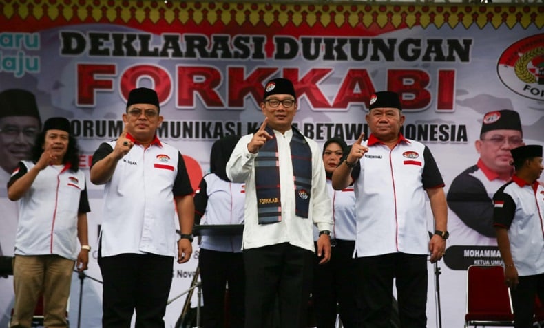 Didukung Forkkabi, RK Janji Bikin Lembaga Adat hingga Berikan Beasiswa Khusus Anak Betawi