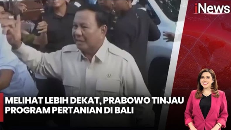 Prabowo Kunjungi Bali usai Tinjau Lumbung Pangan Nasional di Merauke