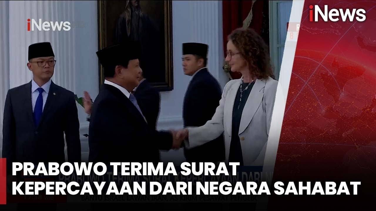 7 Negara Sahabat Beri Surat Kepercayaan ke Presiden Prabowo Subianto