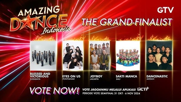 Waktu Makin Tipis! Segera Vote Grup Pilihanmu Menang di Grand Final Amazing Dance Indonesia