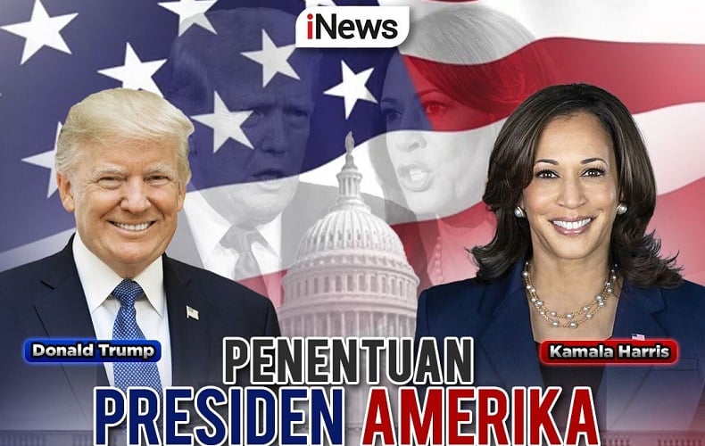 Jangan Lewatkan Program Khusus Pilpres Amerika Serikat 2024, Malam Ini Live di iNews