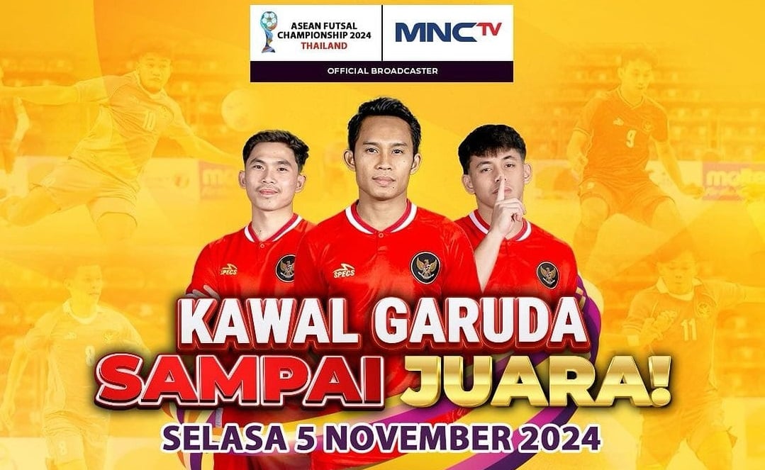 Jadwal Siaran Langsung Timnas Indonesia Vs Australia di Piala AFF Futsal 2024, Live di MNCTV Siang Ini