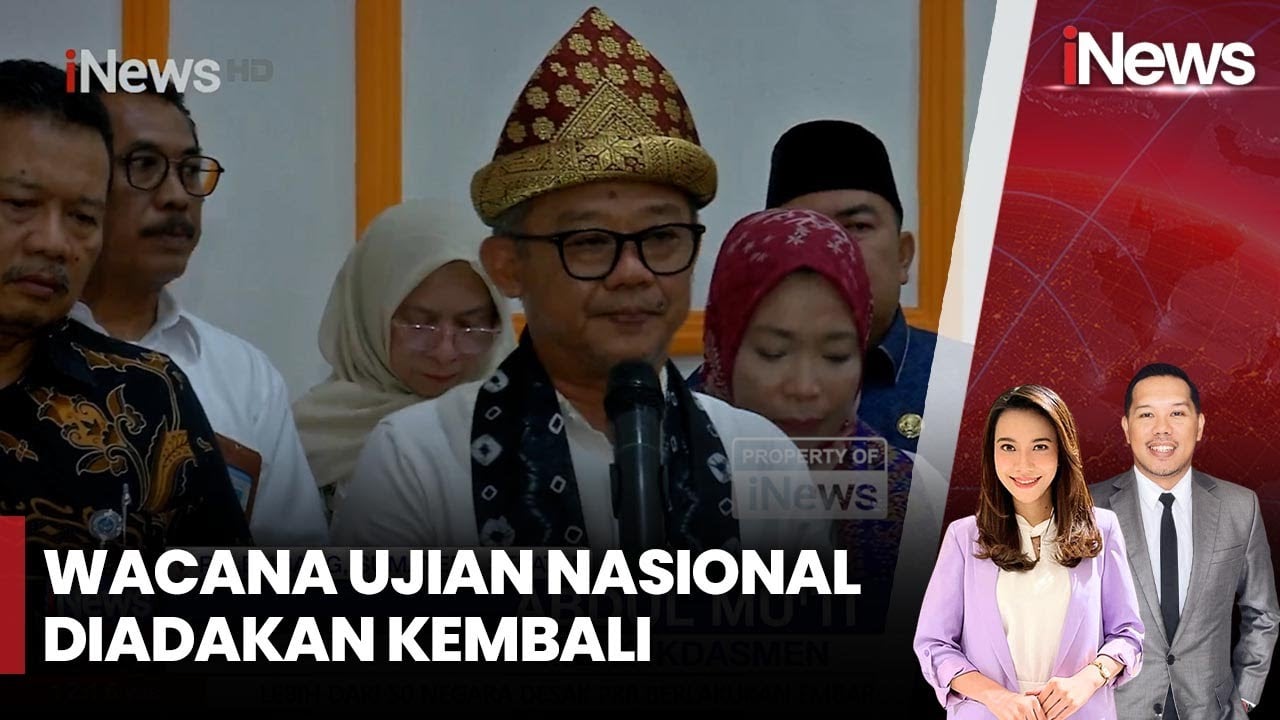 Soal Wacana Ujian Nasional Kembali Digelar, Mendikdasmen Bilang Begini