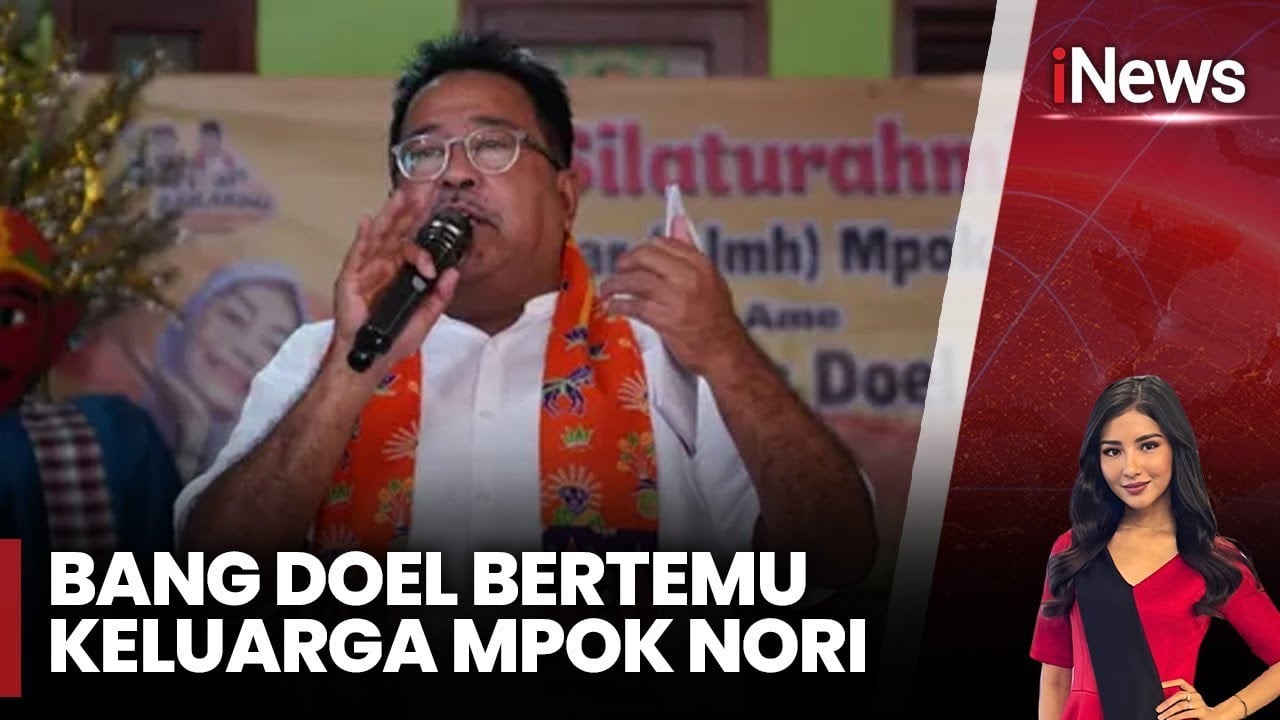 Cawagub Rano Karno Janji Lestarikan Budaya Betawi usai Kunjungi Keluarga Mpok Nori