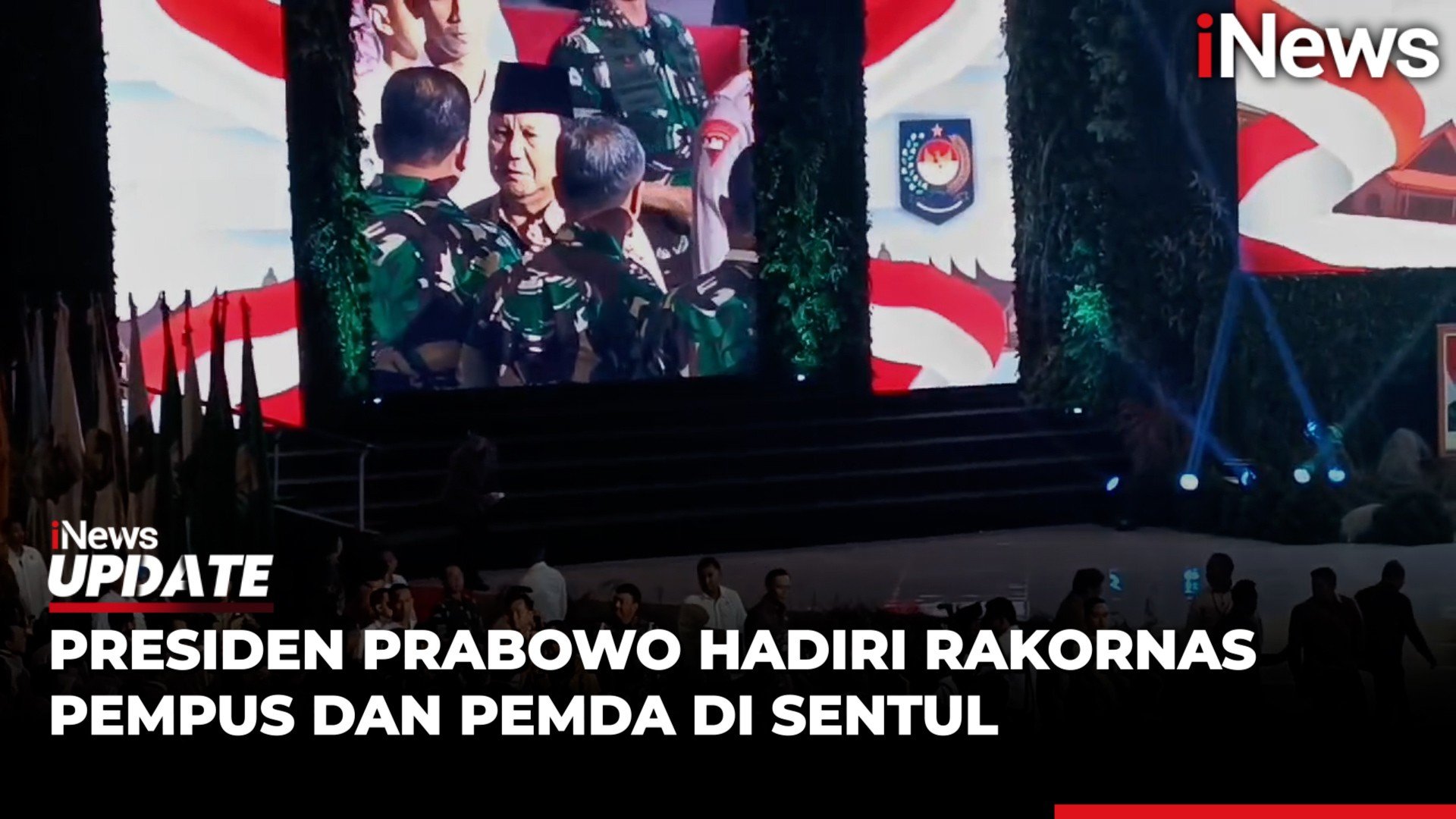  Presiden Prabowo Hadiri Rakornas 2024  bersama Pimpinan Pusat dan Daerah di Sentul