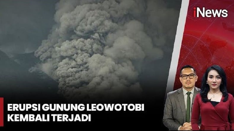 Penampakan Erupsi Dahsyat Gunung Lewotobi Laki-Laki di Flores Timur NTT