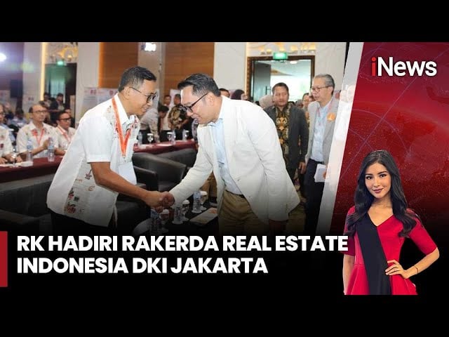 Hadiri Rakerda Real Estat Indonesia, Ridwan Kamil Komit Bangun Hunian di 150 Lokasi