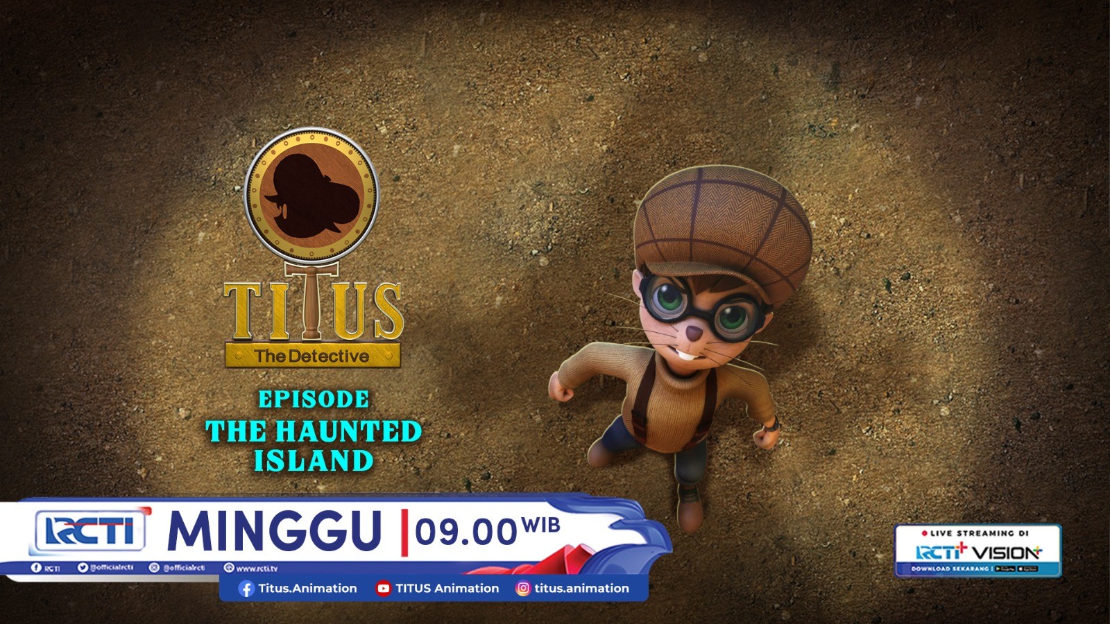 Titus The Detective Eps Ketujuh The Haunted Island, Minggu 10 November 2024 Pukul 09.00 Pagi di RCTI