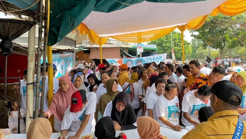 Relawan RIDO Gelar Pasar Murah di Berbagai Wilayah Jakarta, Masyarakat Terbantu