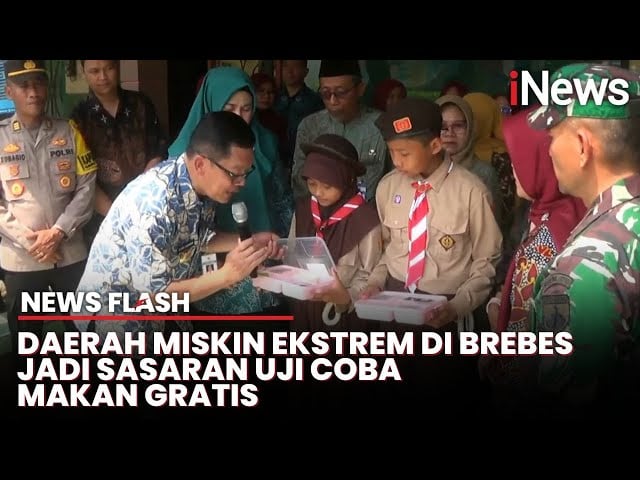 Uji Coba Makan Bergizi Gratis di Brebes Telan Anggaran Rp750 Juta