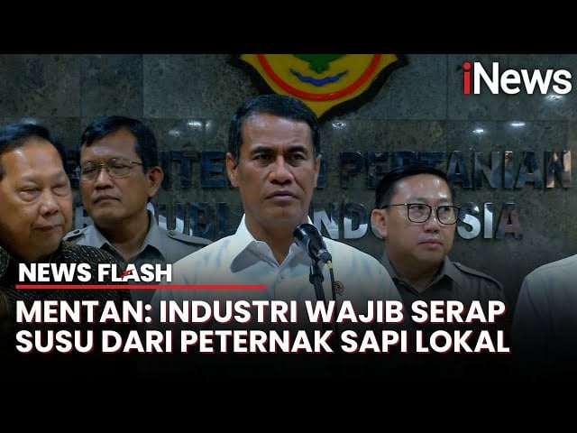 Amran Tegas Minta Industri Serap Produksi Susu Peternak Lokal!