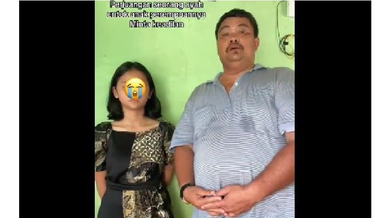 Viral Tangis Ayah di Padangsidimpuan Minta Keadilan, Putrinya Jadi Tersangka Video Asusila