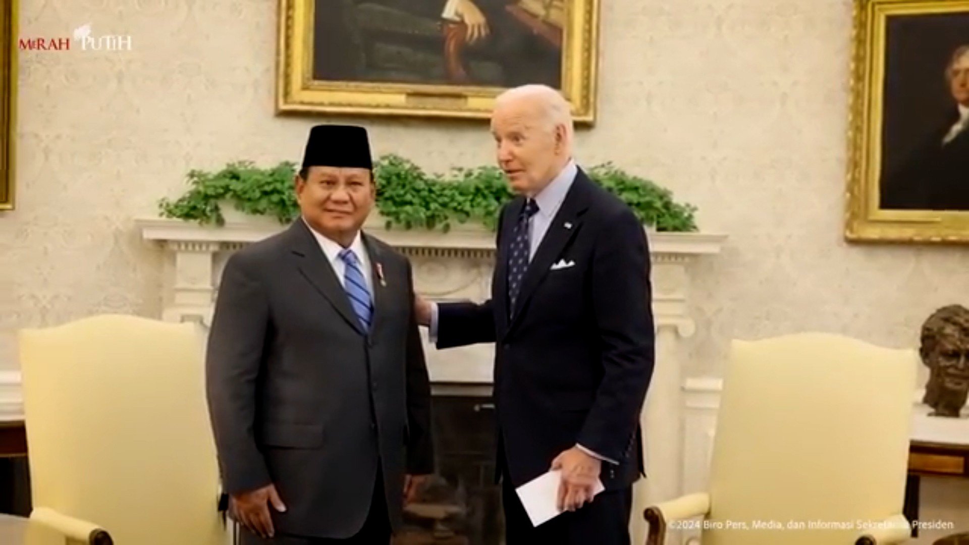 Presiden Prabowo Bertemu Joe Biden di Gedung Putih, Bahas Penguatan Kerja Sama hingga Situasi Gaza