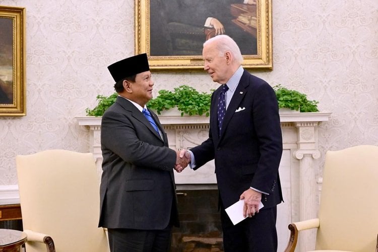 Bertemu Joe Biden, Prabowo Komitmen Perkuat Hubungan Indonesia-AS