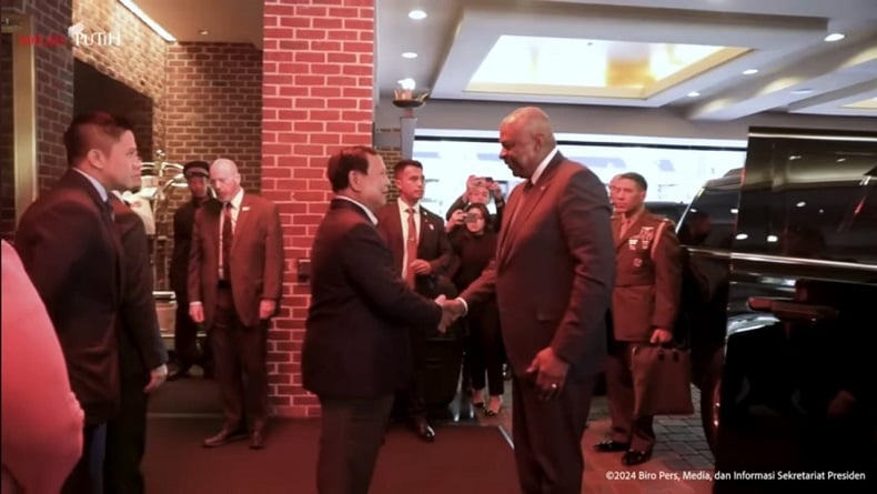 Prabowo Bertemu Menhan AS Lloyd Austin di Washington, Bahas Apa?