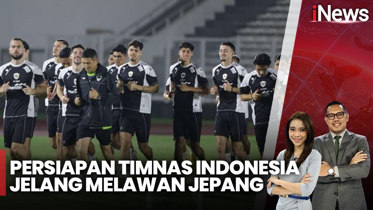 Begini Suasana Latihan Timnas Indonesia dan Jepang, Siap Bentrok di SUGBK Besok Malam!