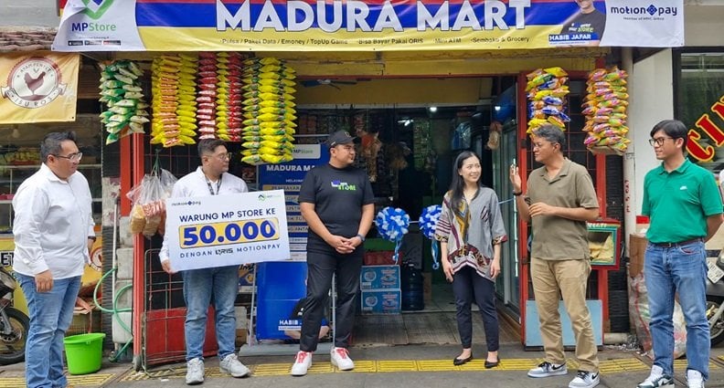 Kolaborasi MotionPay dan MP Store Tembus 50.000 Warung