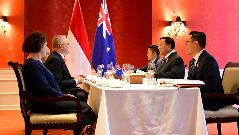 Sarapan bareng Prabowo, PM Australia: Selamat atas Kemenangan Anda dalam Pemilu