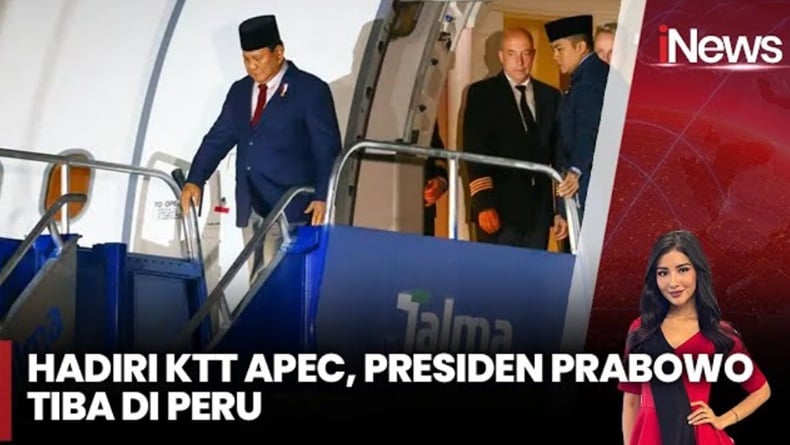 Prabowo Tiba di Peru, Siap Hadiri KTT APEC 2024