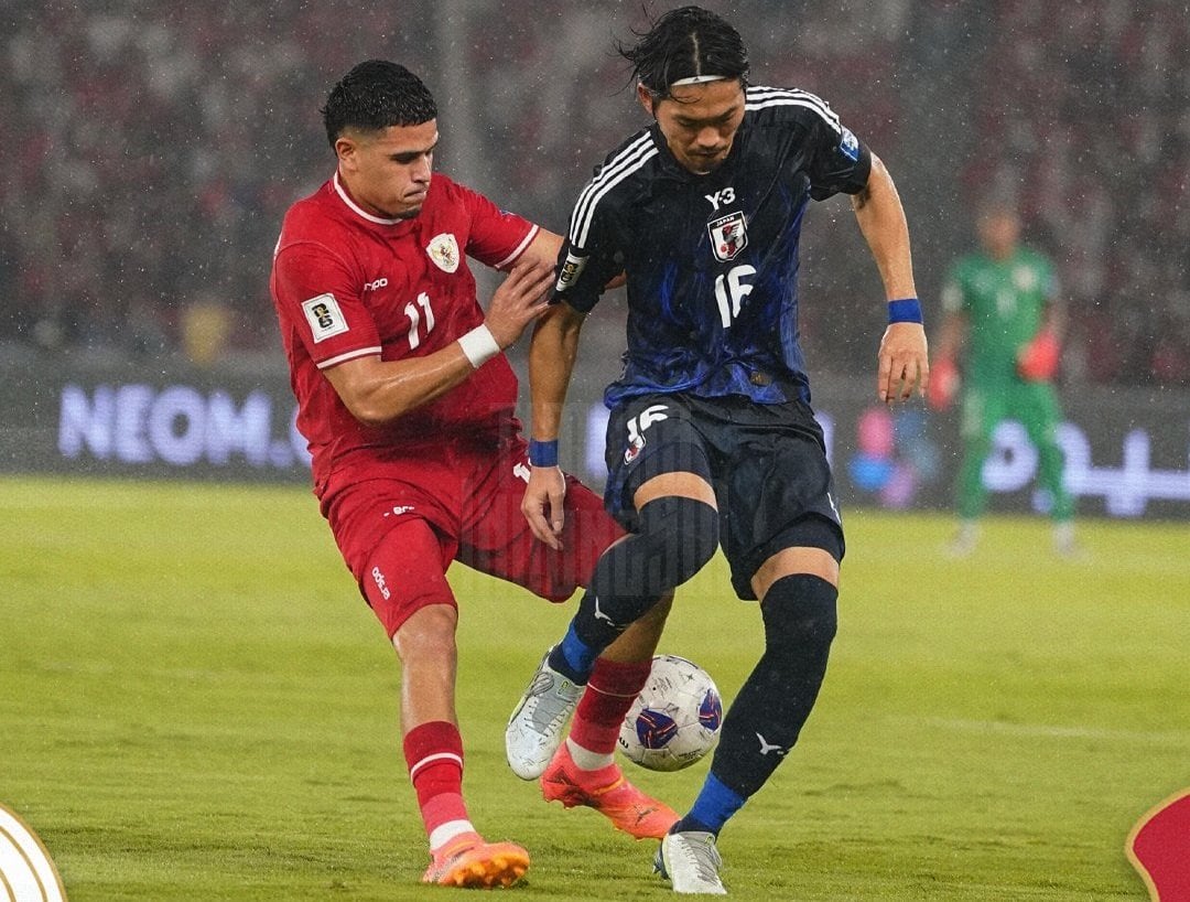 Hasil Timnas Indonesia Vs Jepang: Samurai Biru Unggul di Babak Pertama