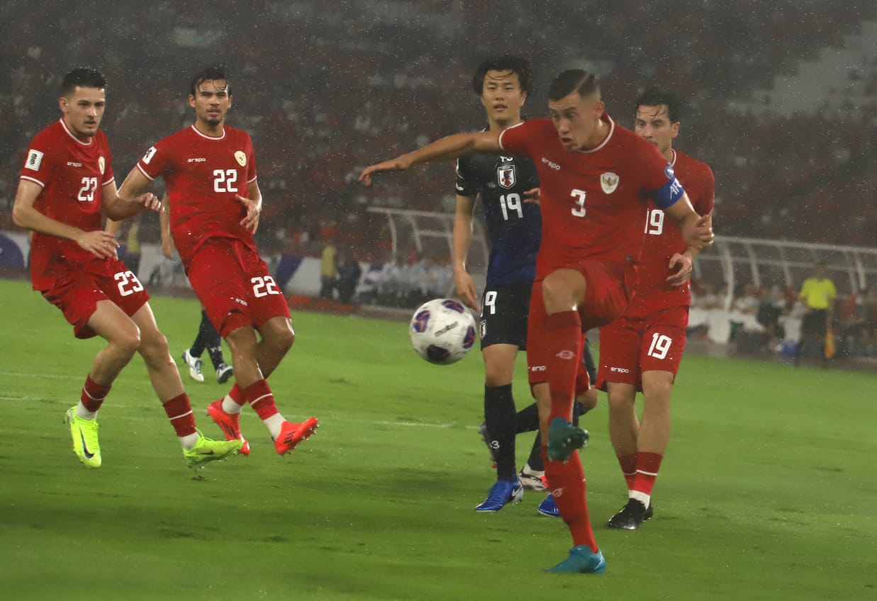 Hasil Timnas Indonesia Vs Jepang: Tendangan Roket Pemain Liga Inggris Bawa Tim Tamu Unggul 4-0