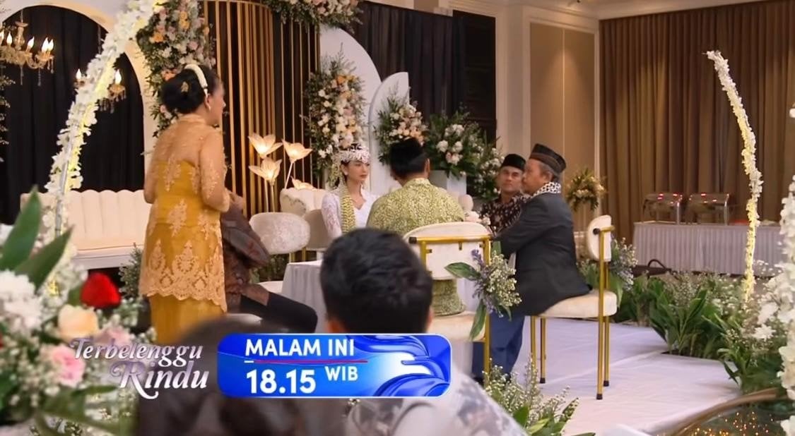 Sinopsis Sinetron Terbelenggu Rindu Eps 37-38, Sabtu, 16 November 2024: Rahasia Terungkap di Hari Sakral