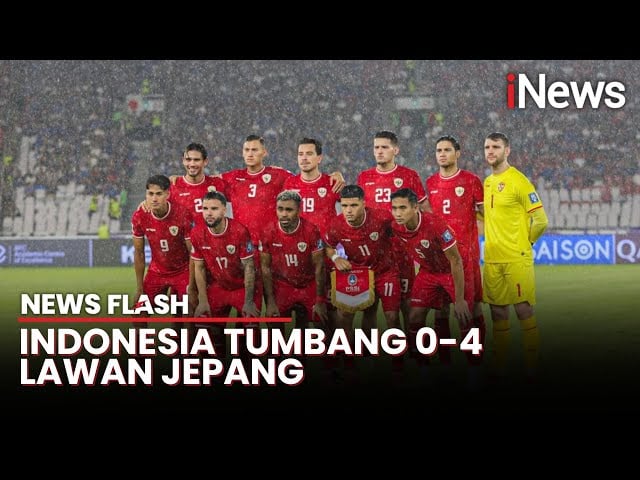 Highlights Timnas Indonesia Vs Jepang: Garuda Dibantai Samurai Biru!