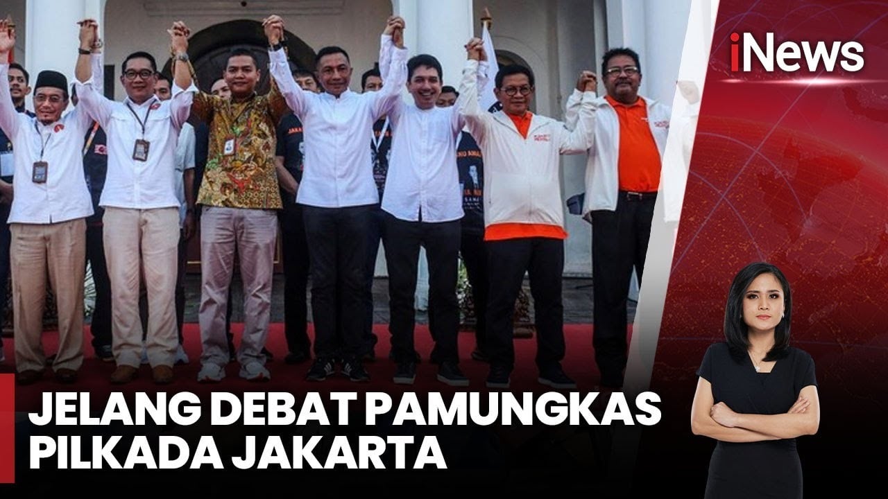 Para Paslon Siap Adu Gagasan dalam Debat Terakhir Pilgub Jakarta 