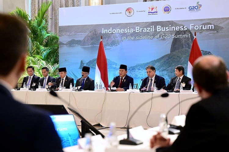 Prabowo Hadiri Indonesia-Brazil Business Forum, Bahas Keanggotaan BRICS hingga Energi Terbarukan