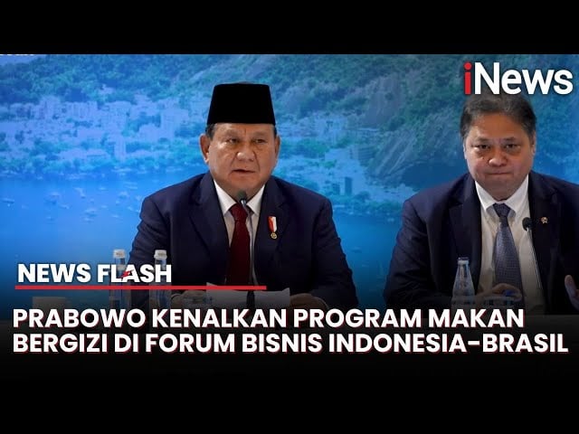 Prabowo Ungkap Mau Belajar Program Makan Begizi untuk Anak Sekolah dari Brasil