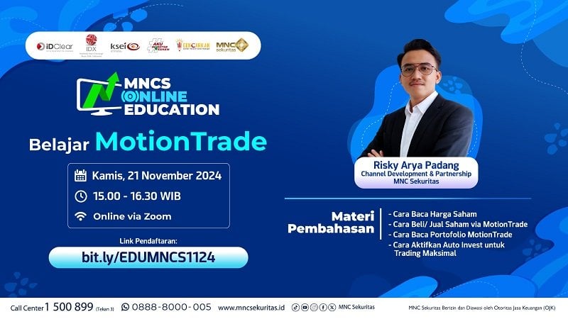 Ayo Ikuti Webinar Gratis MNC Sekuritas “Unboxing MotionTrade”!