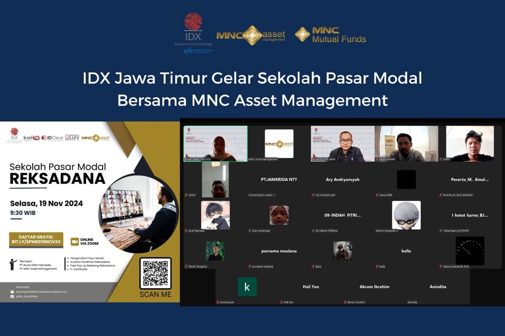 Gandeng MNC Asset Management, IDX Jawa Timur Gelar Sekolah Pasar Modal untuk Edukasi Reksa Dana