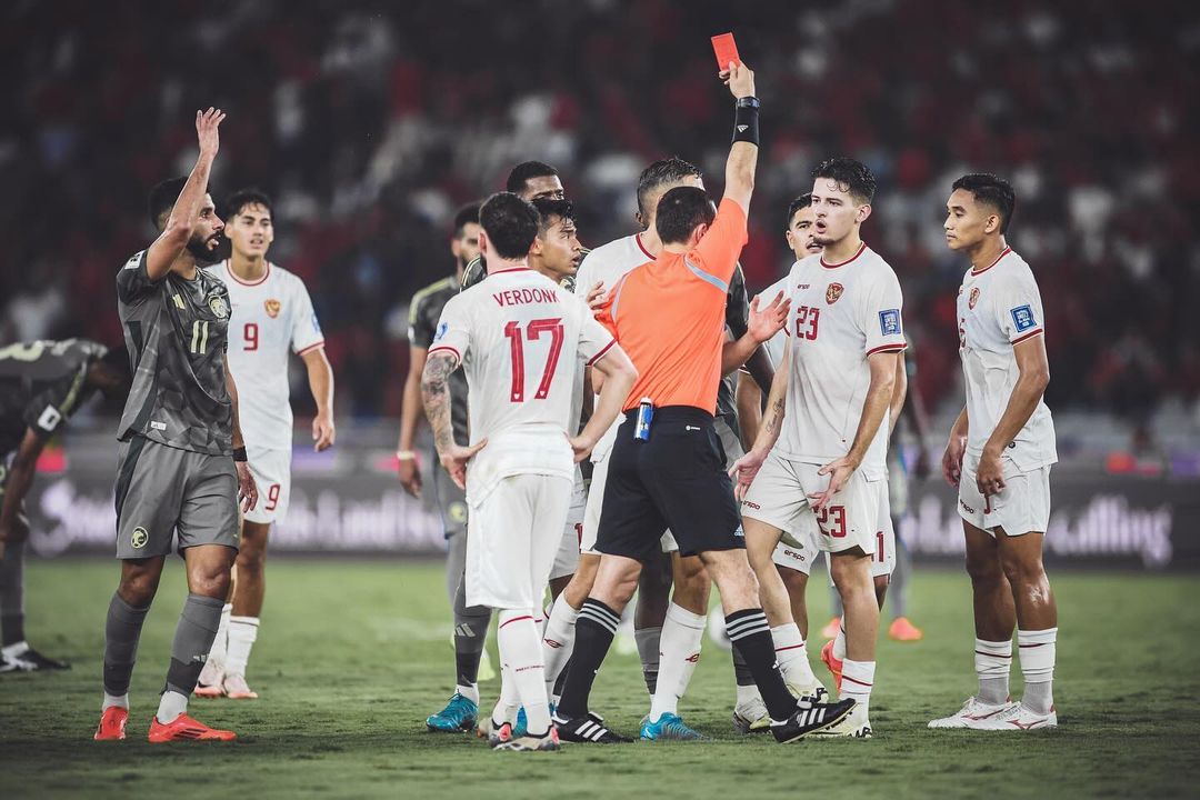 Komentar Berkelas Justin Hubner usai Diganjar Kartu Merah saat Timnas Indonesia vs Arab Saudi