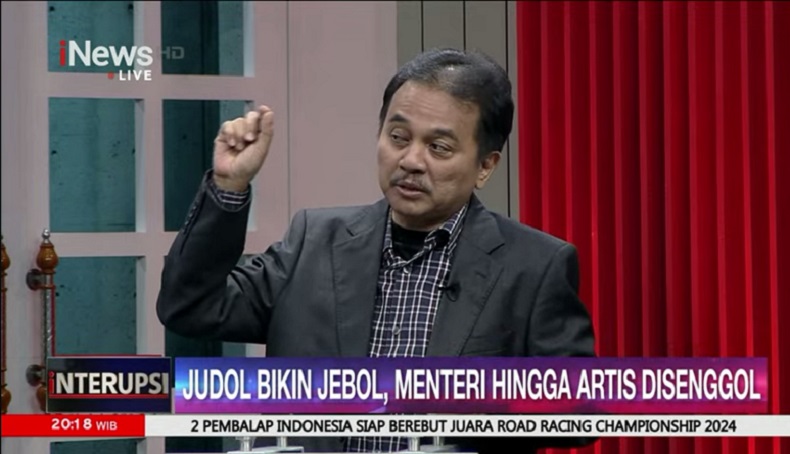 INTERUPSI: Roy Suryo Pastikan Judi Online Tak Akan Buat Pemainnya Menang