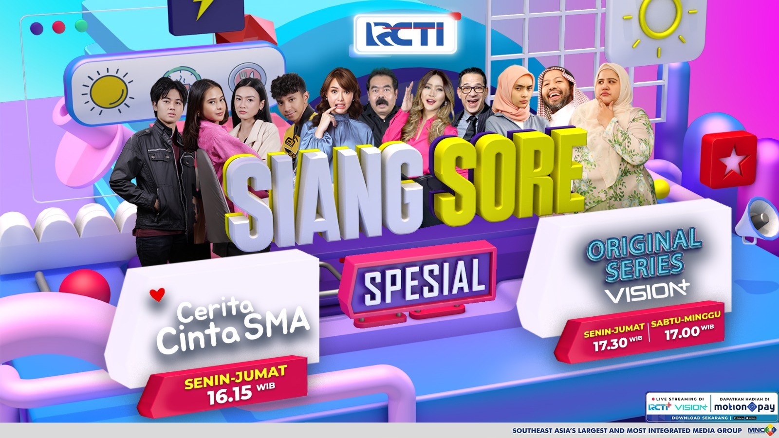 Siang dan Sore Spesial dengan Program Menarik dari RCTI yang Bikin Harimu Lebih Berwarna