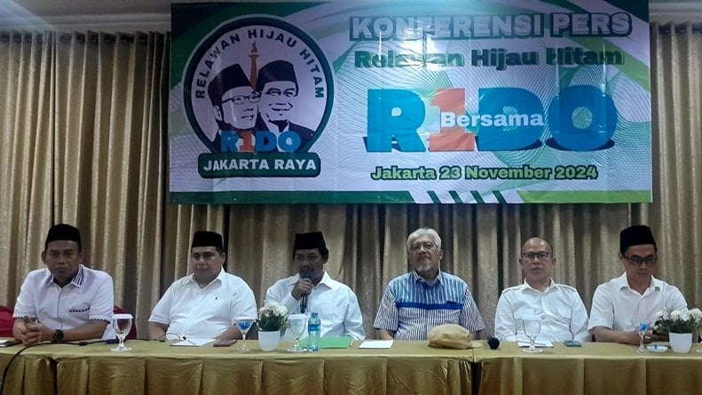 Relawan Hijau Hitam Jakarta Raya Deklarasi Dukungan ke RK-Suswono