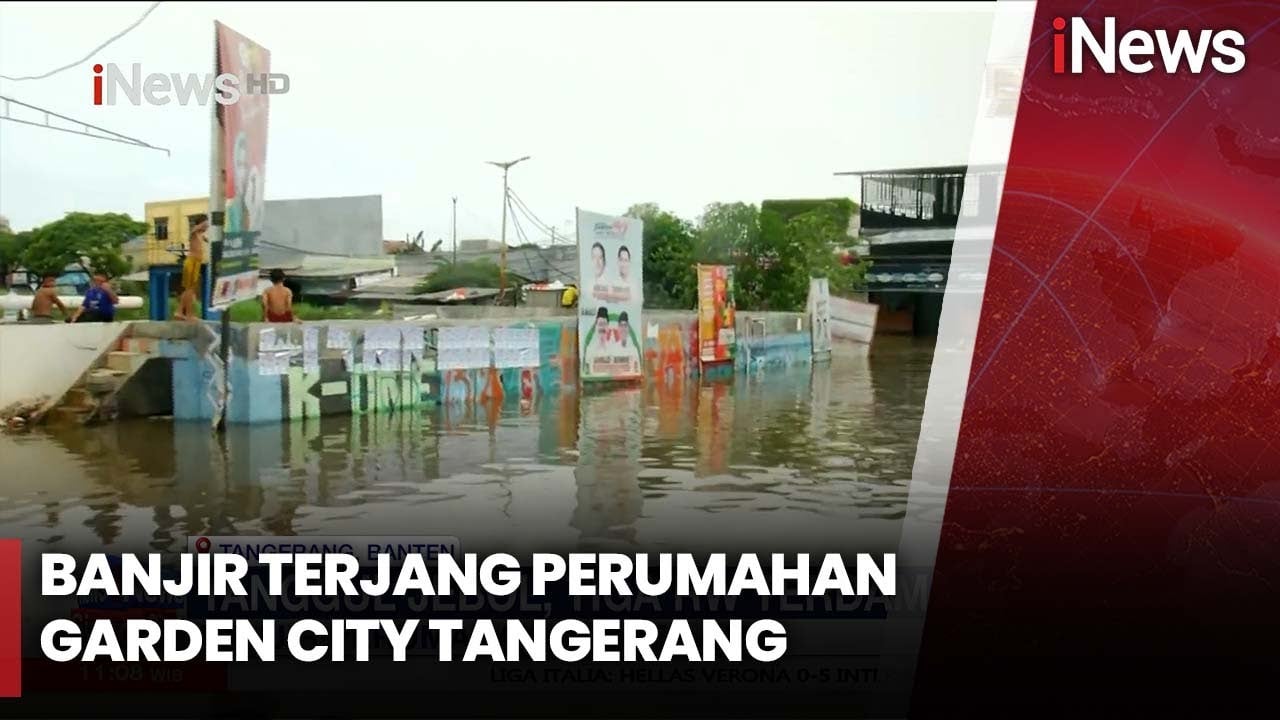 Tanggul Jebol, Perumahan Garden City Terendam Banjir