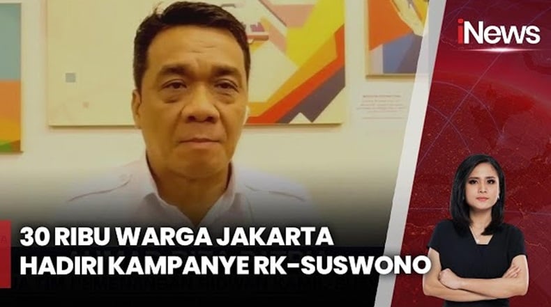 Meriah! 30.000 Warga Jakarta Hadiri Kampanye Akbar Pamungkas RK-Suswono