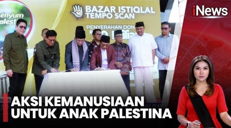 Tempo Scan Pacific Serahkan Bantuan untuk Bayi-Anak Palestina Senilai Rp10 Miliar