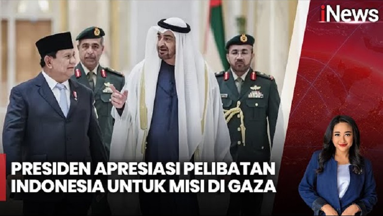 Prabowo Apresiasi MBZ Ajak Indonesia dalam Misi Kemanusiaan Palestina