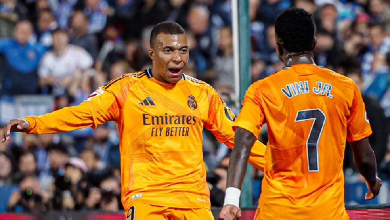 Hasil Lengkap Liga Spanyol Semalam: Real Madrid Bantai Leganes, Mbappe Cetak Gol