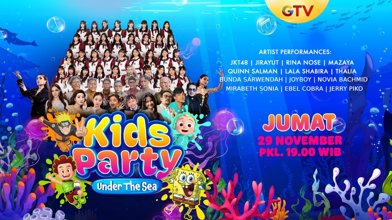 Bersiap Ikut Seru-seruan di Pesta Penuh Kejutan GTV Kids Party: Under The Sea