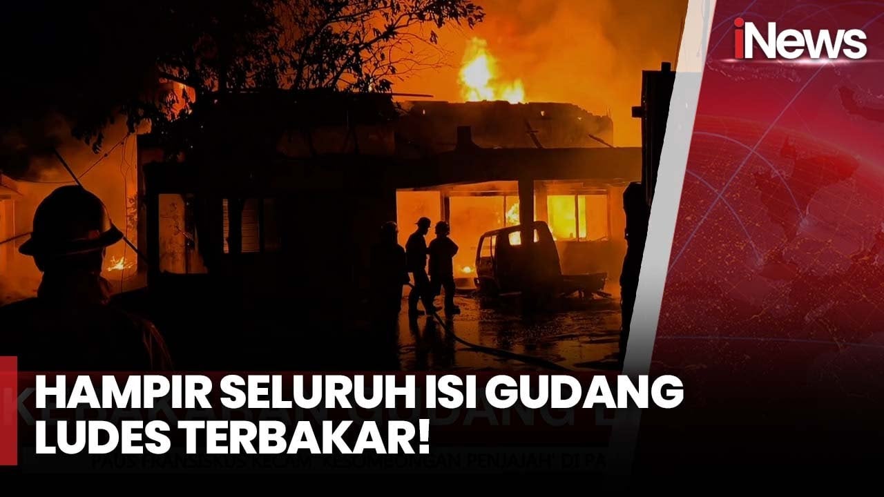 Gudang Penyimpanan BBM di Medan Ludes Terbakar