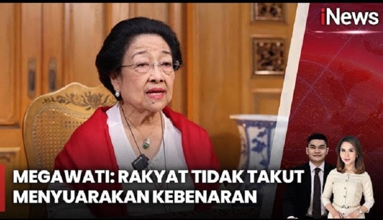  Megawati Minta Rakyat Tidak Takut Menyuarakan Kebenaran