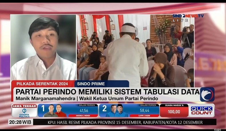 Paslon yang Diusung Perindo Maesyal-Intan Menang, Quick Count Kedai Kopi: Raup Suara 64%