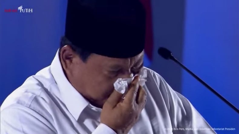 Prabowo Menangis saat Bicara soal Kesejahteraan Guru